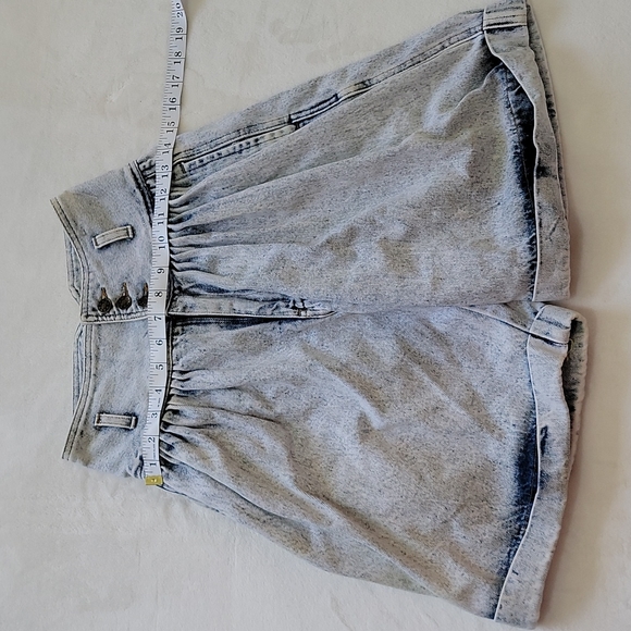 📻 VINTAGE SUPER HIGHWAISTED 80S MOM JORTS SHORTS DENIM RIBCAGE NO POCKET SUMMER - Picture 4 of 7